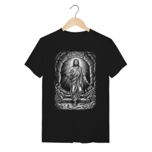Camiseta Jesus Cristo Ressurreição Vida – História e Cultura – Silk & Luck | Silk & Luck