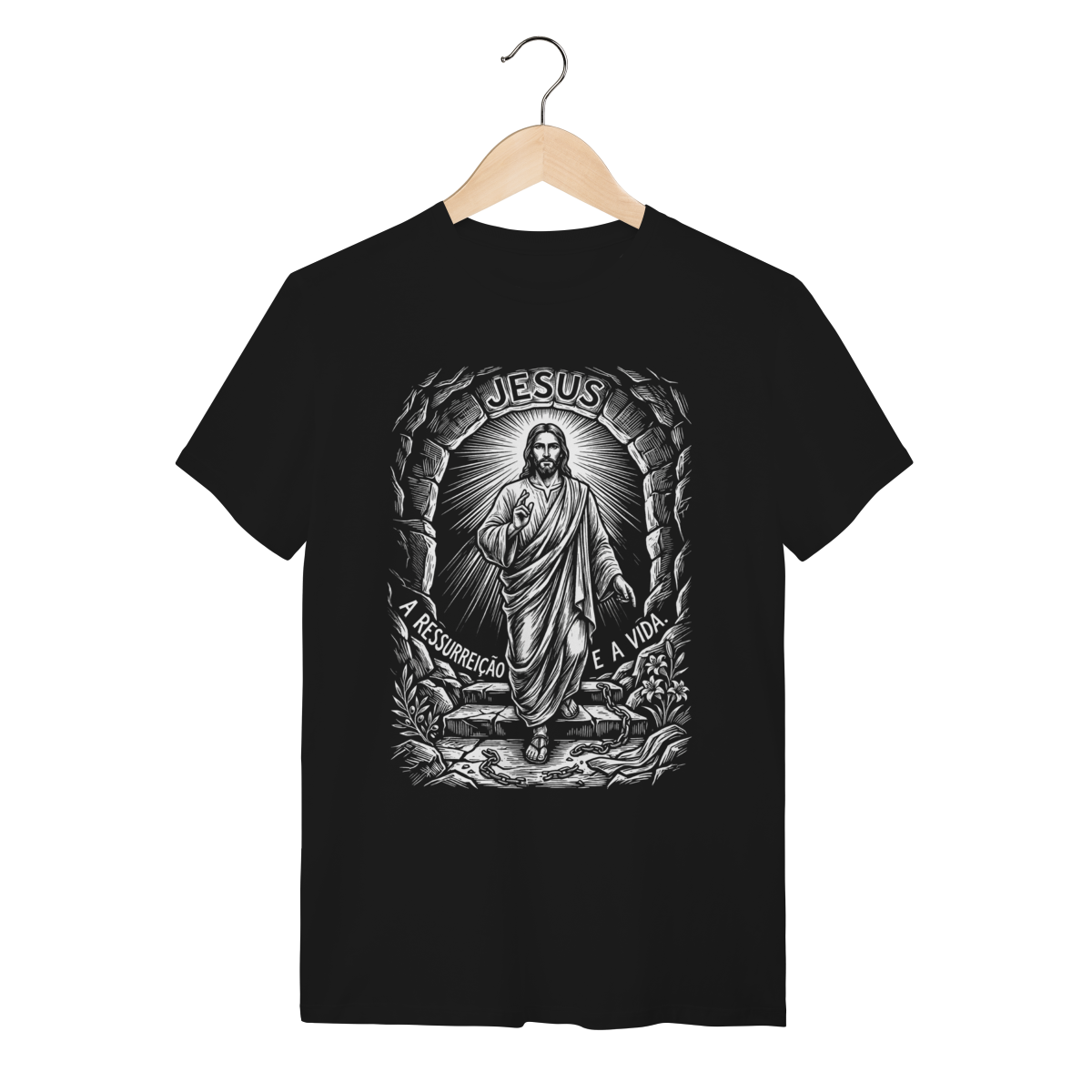Camiseta Jesus Cristo Ressurreição Vida – História e Cultura – Silk & Luck | Silk & Luck 1 Camiseta Jesus Cristo Ressurreição Vida – História e Cultura – Silk & Luck | Silk & Luck