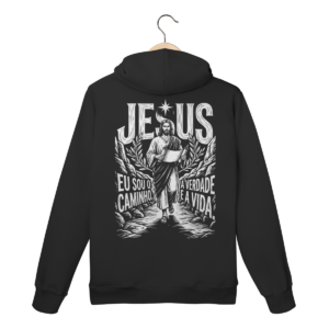 Moletom Canguru Jesus Caminho Verdade Vida – Conceito Histórico – Silk & Luck | Silk & Luck