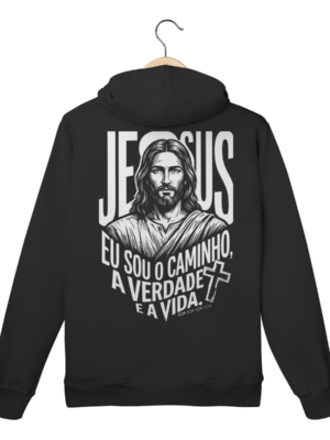 Moletom Canguru Jesus Caminho Verdade Vida – Conceito Histórico – Silk & Luck | Silk & Luck