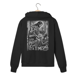 Moletom com Zíper Jesus Caminho Verdade Vida – Conceito Histórico – Silk & Luck | Silk & Luck