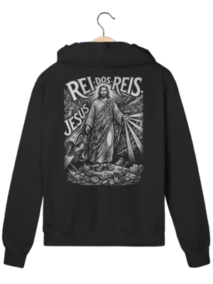 Moletom com Zíper Jesus Rei dos Reis – História e Cultura – Silk & Luck | Silk & Luck