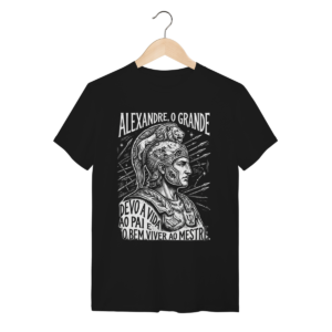 Camiseta Alexandre O Grande Mestre Da Própria Vida | Silk & Luck