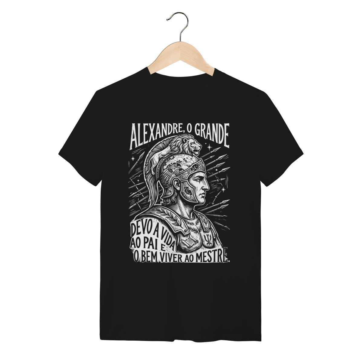 Camiseta Alexandre O Grande Mestre Da Própria Vida | Silk & Luck 1 Camiseta Alexandre O Grande Mestre Da Própria Vida | Silk & Luck