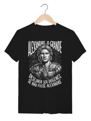 Camiseta Alexandre O Grande Desapego E Sabedoria | Silk & Luck