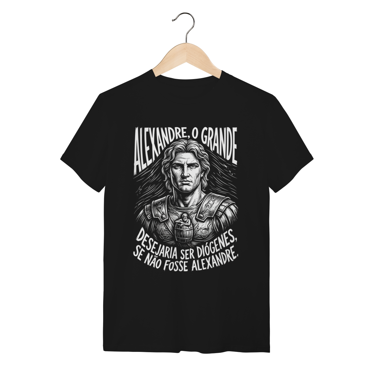 Camiseta Alexandre O Grande Desapego E Sabedoria | Silk & Luck 1 Camiseta Alexandre O Grande Desapego E Sabedoria | Silk & Luck