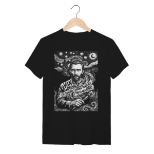 Camiseta Van Gogh Genio da Pintura Noite Estrelada Sonho | Silk & Luck