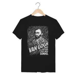 Camiseta Universal Van Gogh Noite Estrelada Sonho Arte | Silk & Luck