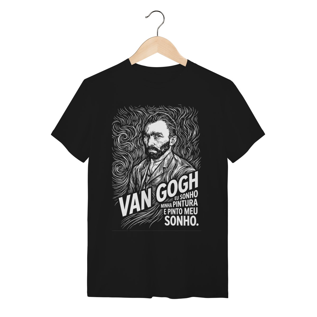 Camiseta Universal Van Gogh Noite Estrelada Sonho Arte | Silk & Luck 1 Camiseta Universal Van Gogh Noite Estrelada Sonho Arte | Silk & Luck