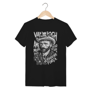 Camiseta Retrato Van Gogh Ame Muito Força Interior | Silk & Luck