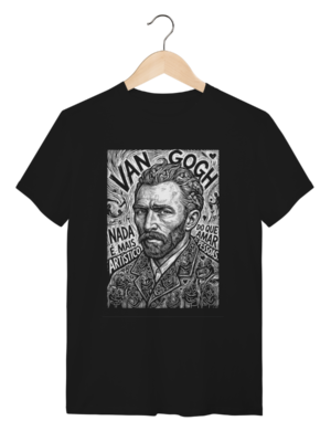 Camiseta Van Gogh Nada Mais Artístico Amar Coleção | Silk & Luck