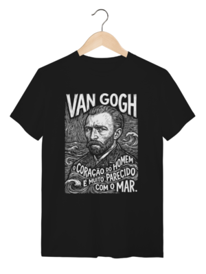 Camiseta Van Gogh Coração Parecido Com Mar Design | Silk & Luck