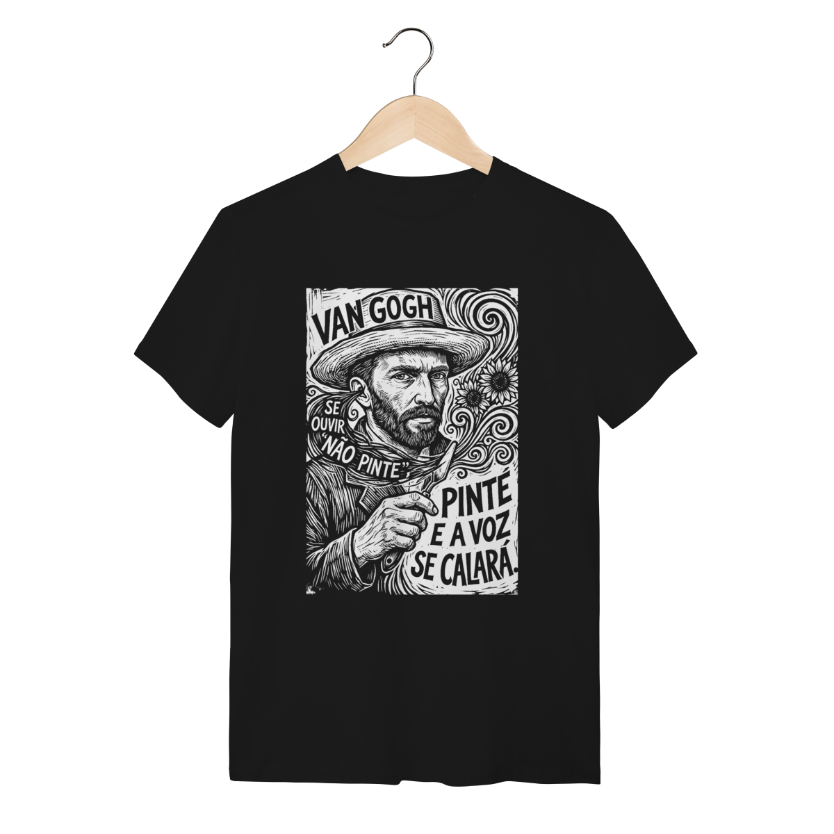 Camiseta Van Gogh Pinte e a Voz Se Calará Pintura | Silk & Luck 1 Camiseta Van Gogh Pinte e a Voz Se Calará Pintura | Silk & Luck