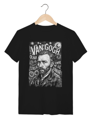 Camiseta Van Gogh Retrato Coleção Mestre Pintura | Silk & Luck