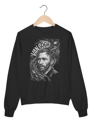 Moletom Van Gogh Retrato Ícone Estampa Exclusiva | Silk & Luck