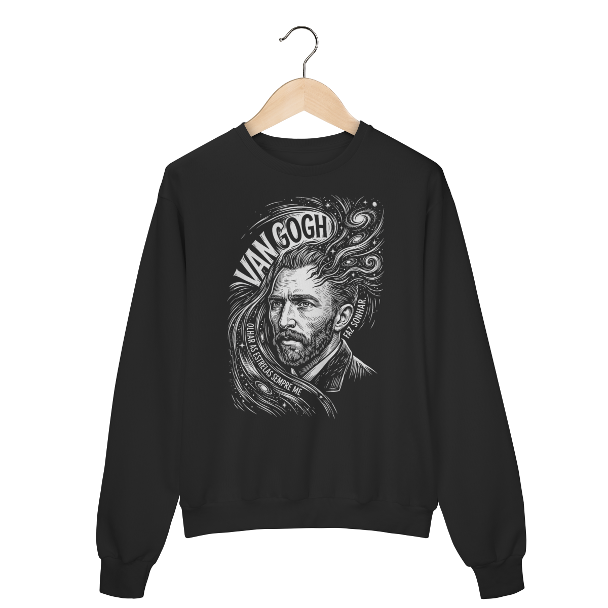 Moletom Van Gogh Retrato Ícone Estampa Exclusiva | Silk & Luck 1 Moletom Van Gogh Retrato Ícone Estampa Exclusiva | Silk & Luck