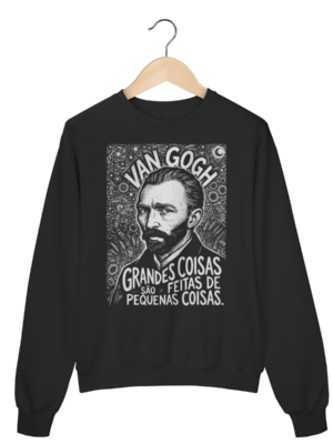Moletom Van Gogh Grandes Coisas Detalhes Arte | Silk & Luck