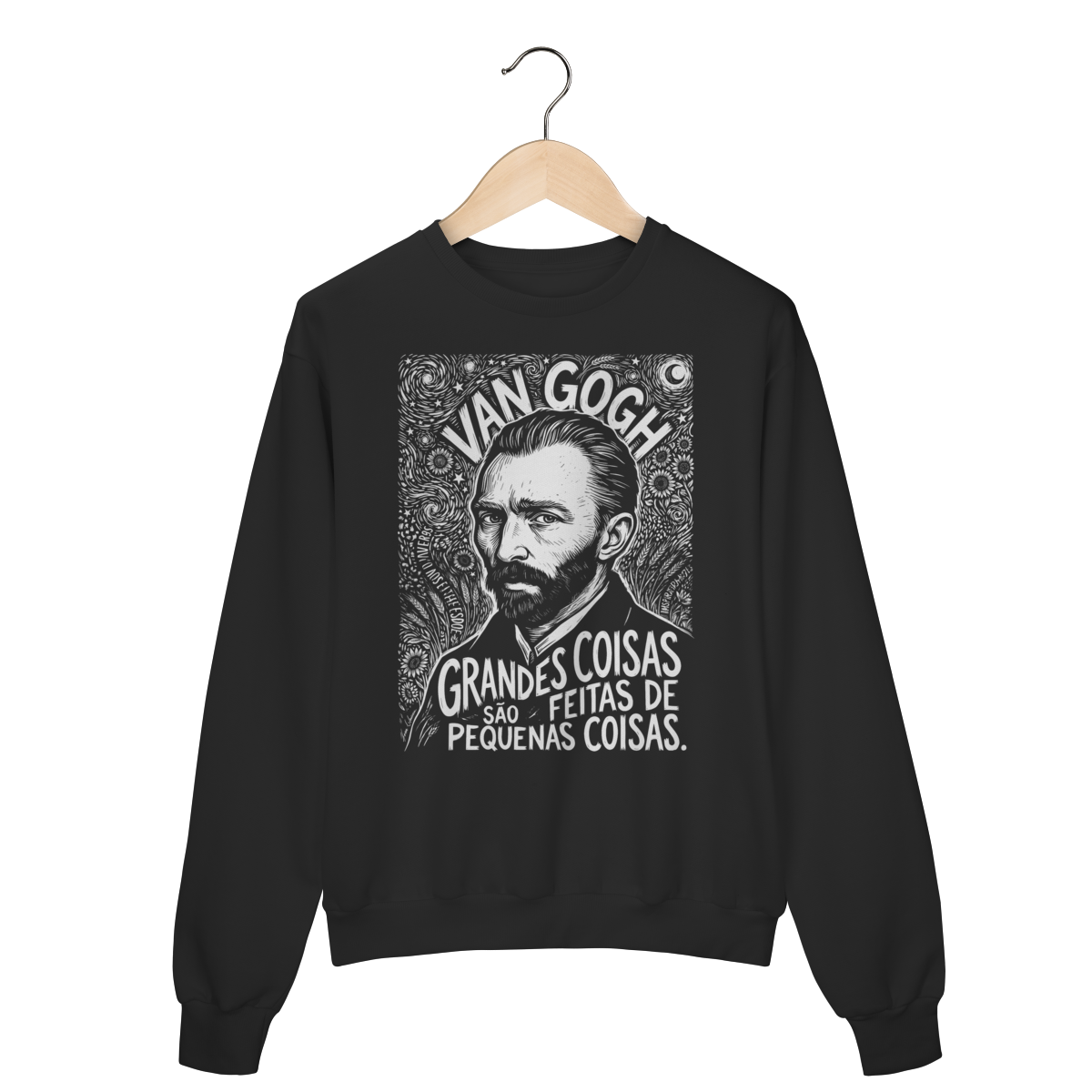 Moletom Van Gogh Grandes Coisas Detalhes Arte | Silk & Luck 1 Moletom Van Gogh Grandes Coisas Detalhes Arte | Silk & Luck