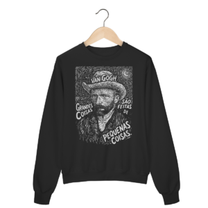 Moletom Van Gogh Grandes Coisas Woodcut Design | Silk & Luck
