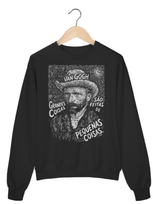 Moletom Van Gogh Grandes Coisas Woodcut Design | Silk & Luck
