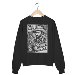 Moletom Van Gogh Cor Entusiasmo Design Especial | Silk & Luck