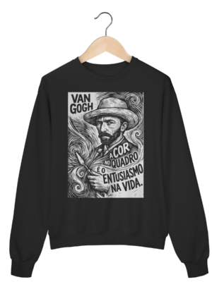 Moletom Van Gogh Cor Entusiasmo Design Especial | Silk & Luck