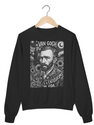 Moletom Van Gogh Cor Entusiasmo Girassol Design | Silk & Luck