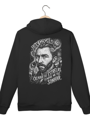 Moletom Canguru Van Gogh Estrelas Inspiração Poética | Silk & Luck