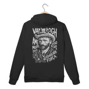 Moletom Canguru Van Gogh Amor Verdadeira Força Arte | Silk & Luck