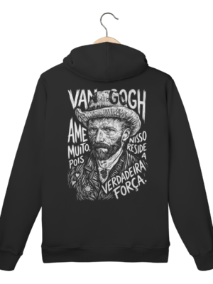 Moletom Canguru Van Gogh Amor Verdadeira Força Arte | Silk & Luck