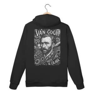 Moletom Canguru Van Gogh Prefiro Morrer De Paixão | Silk & Luck