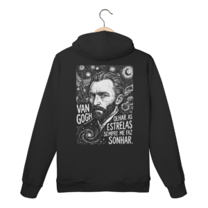 Moletom Canguru Van Gogh Estrelas Me Fazem Sonhar | Silk & Luck
