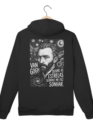 Moletom Canguru Van Gogh Estrelas Me Fazem Sonhar | Silk & Luck