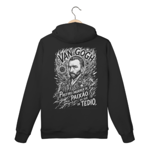 Moletom Canguru Van Gogh Prefiro Morrer De Paixão | Silk & Luck