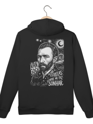 Moletom Canguru Van Gogh Estrelas Noturnas Sonhar | Silk & Luck