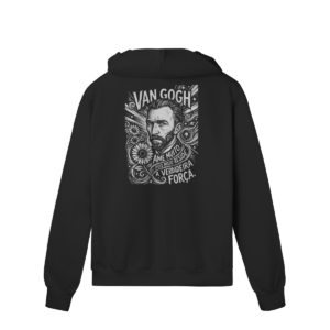 Moletom com Zíper Van Gogh Coleção Filosófica | Silk & Luck