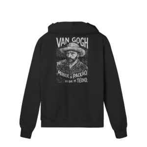 Moletom com Zíper Van Gogh Coleção Arte Intensa | Silk & Luck