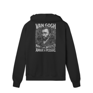 Moletom com Zíper Van Gogh Estampa Arte e Afeto | Silk & Luck