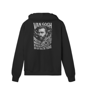 Moletom com Zíper Van Gogh Pintor Coleção Paixão | Silk & Luck