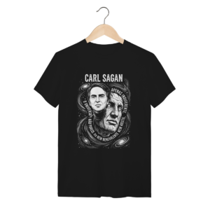 Camiseta Carl Sagan Humanidade E Cosmos Design | Silk & Luck