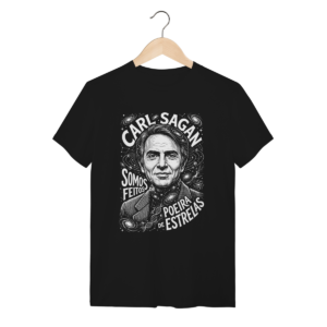Camiseta Carl Sagan Estrela Matéria E Cosmos | Silk & Luck