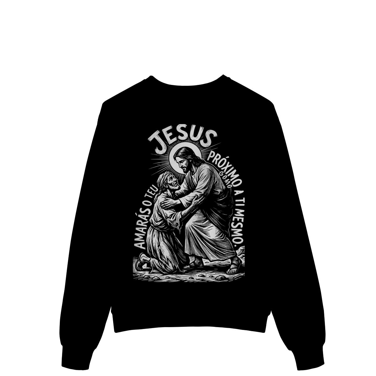 Moletom Jesus Amarás o Próximo – Visão Filosófica – Silk & Luck | Silk & Luck 1 Moletom Jesus Amarás o Próximo – Visão Filosófica – Silk & Luck | Silk & Luck