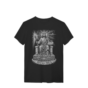 Camiseta Jesus Rei Dos Reis – Design Histórico Autêntico – Silk & Luck | Silk & Luck