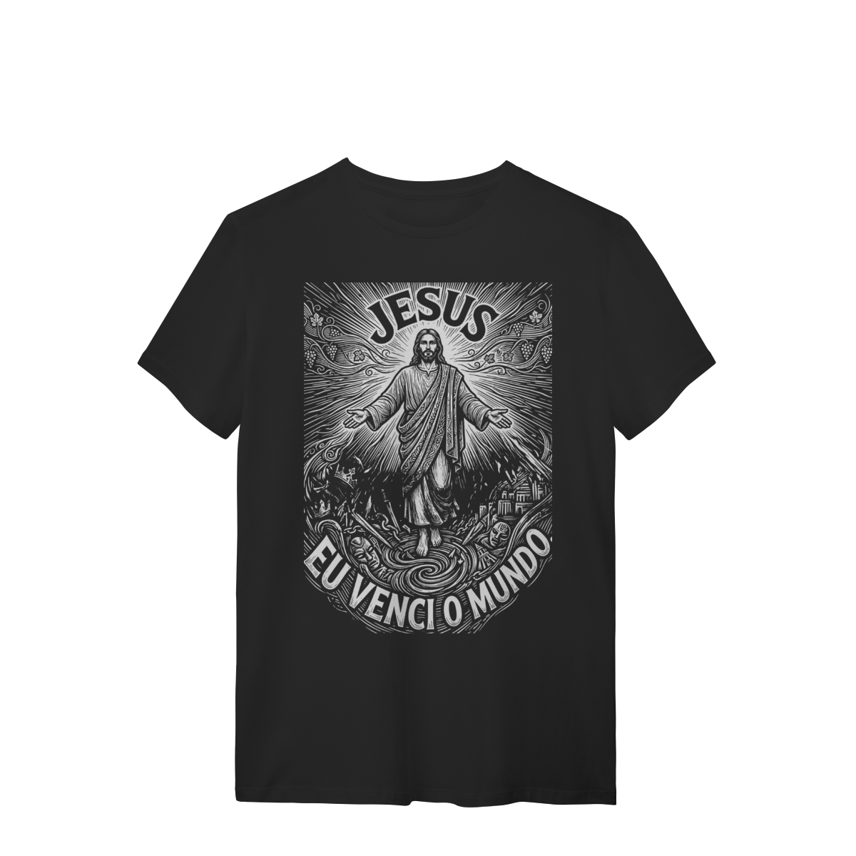 Camiseta Jesus Vinde A Mim – Design Minimalista – Silk & Luck | Silk & Luck 1 Camiseta Jesus Vinde A Mim – Design Minimalista – Silk & Luck | Silk & Luck