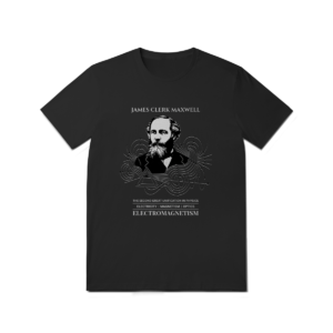 Camiseta James Clerk Maxwell - As Leis do Eletromagnetismo | Silk & Luck
