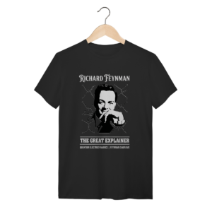 Camiseta Richard Feynman - A Dança das Partículas | Silk & Luck