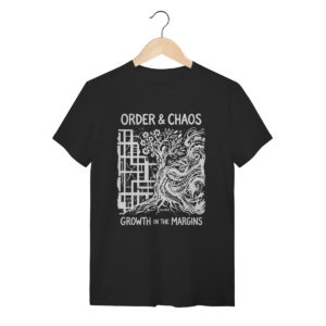 Camiseta Order & Chaos: O Equilíbrio do Tao e Jung | Silk & Luck