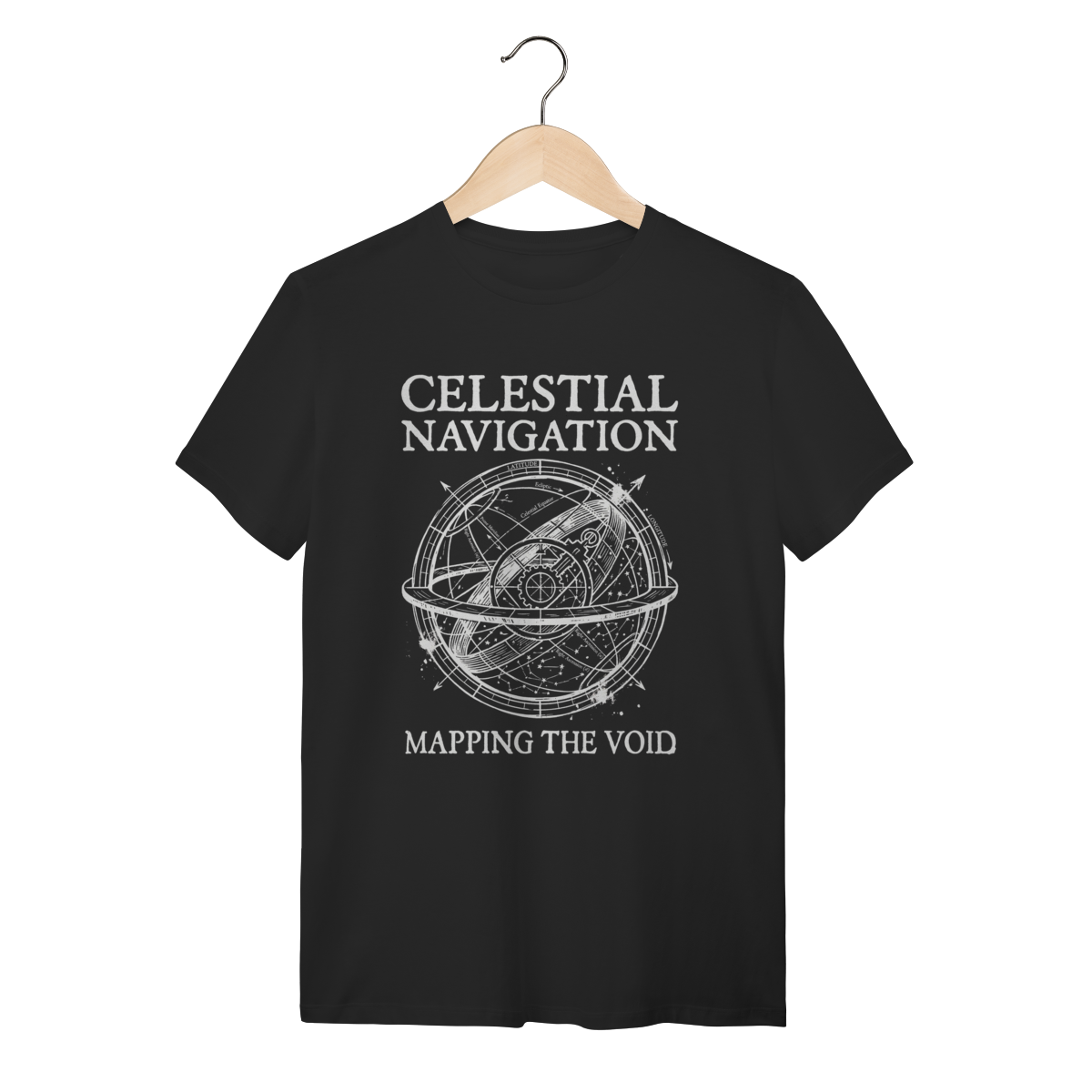 Camiseta Coordenadas Celestiais Cartografia Estelar | Silk & Luck | Silk & Luck