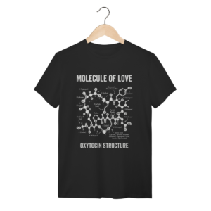 Camiseta Molécula de Oxitocina: A Química da Conexão | Silk & Luck
