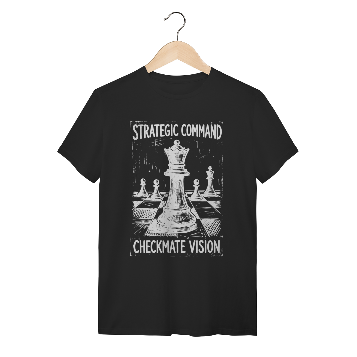 Camiseta Rainha do Xadrez: A Soberana do Jogo | Silk & Luck 1 Camiseta Rainha do Xadrez: A Soberana do Jogo | Silk & Luck